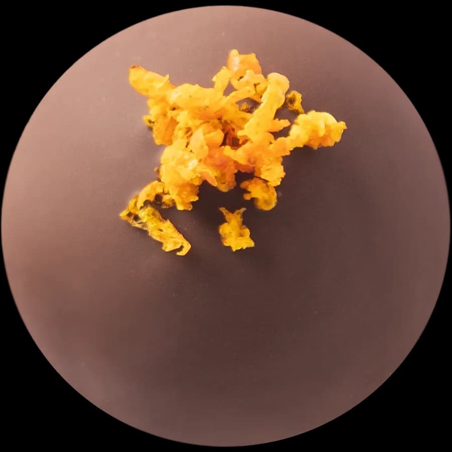 Candied Orange — Orange zest, dark ganache